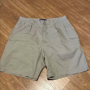 Ralph Lauren Tan Flat Front Shorts khaki size 34